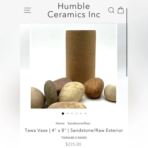 COPY - HUMBLE CERAMICS TAWASANDSTONE VASE